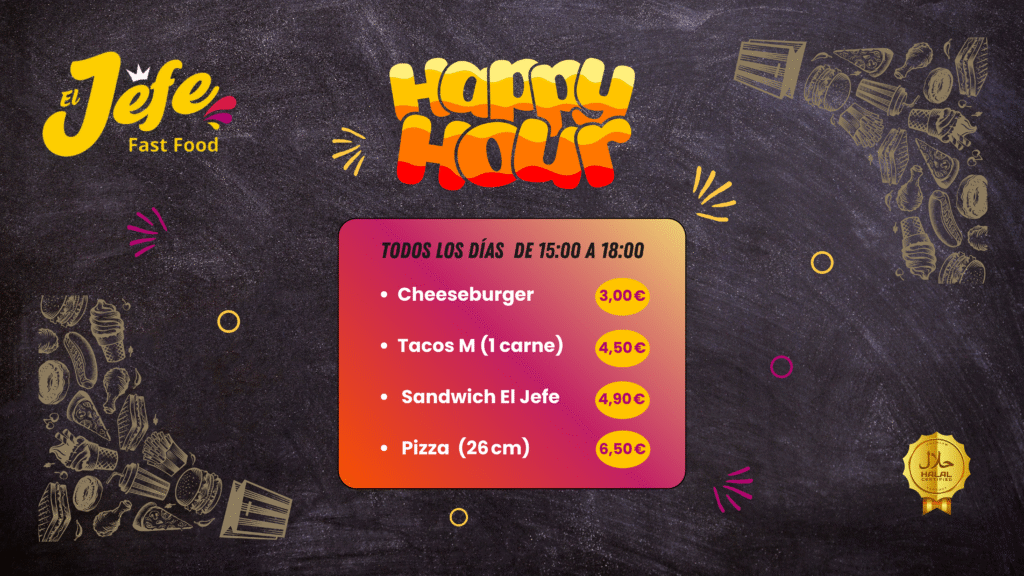 pink and red modern bakery store hours poster signage (1920 x 1080 px)